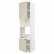 Доставка из Польши METOD sza st wys pie/mikr 2dr/pol, bialy/Havstorp bezowy, 60x60x240 cm ИКЕА-59462471, ЕВРОИКЕА Калининград
