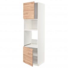 Доставка из Польши METOD sza st wys pie/mikr 2dr/pol, bialy/Voxtorp imit. debu, 60x60x220 cm ИКЕА-89458774, ЕВРОИКЕА Калининград