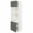 Доставка из Польши METOD sza st wys pie/mikr 2dr/pol, bialy/Voxtorp ciemnoszary, 60x60x200 cm ИКЕА-09464670, ЕВРОИКЕА Калининград
