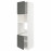 Доставка из Польши METOD sza st wys pie/mikr 2dr/pol, bialy/Voxtorp ciemnoszary, 60x60x220 cm ИКЕА-79454272, ЕВРОИКЕА Калининград
