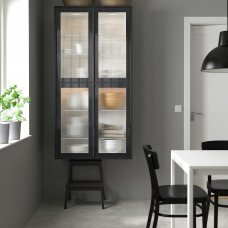 Доставка из Польши ⭐⭐⭐⭐⭐ METOD sza sc pol/szkl drz, bialy/Hejsta antracytowe ryflowane szklo, 40x60 cm,ИКЕА-99490636, Евро Икеа Калининград