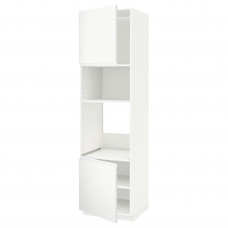 Доставка из Польши METOD sza st wys pie/mikr 2dr/pol, bialy/Voxtorp matowy bialy, 60x60x220 cm ИКЕА-39460270, ЕВРОИКЕА Калининград