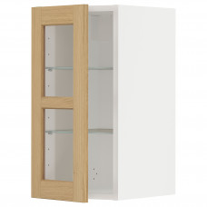 Доставка из Польши METOD sza sc pol/szkl drz, bialy/Forsbacka dab, 30x60 cm ИКЕА-19509381, ЕВРОИКЕА Калининград