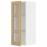 Доставка из Польши METOD sza sc pol/szkl drz, bialy/Forsbacka dab, 30x80 cm ИКЕА-39509380, ЕВРОИКЕА Калининград