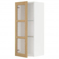 Доставка из Польши METOD sza sc pol/szkl drz, bialy/Forsbacka dab, 40x100 cm ИКЕА-29509352, ЕВРОИКЕА Калининград