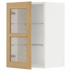 Доставка из Польши METOD sza sc pol/szkl drz, bialy/Forsbacka dab, 40x60 cm ИКЕА-69509350, ЕВРОИКЕА Калининград