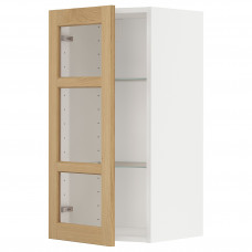 Доставка из Польши METOD sza sc pol/szkl drz, bialy/Forsbacka dab, 40x80 cm ИКЕА-49509351, ЕВРОИКЕА Калининград