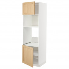 Доставка из Польши METOD sza st wys pie/mikr 2dr/pol, bialy/Forsbacka dab, 60x60x200 cm ИКЕА-79509444, ЕВРОИКЕА Калининград