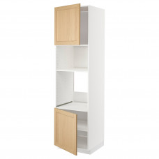 Доставка из Польши METOD sza st wys pie/mikr 2dr/pol, bialy/Forsbacka dab, 60x60x220 cm ИКЕА-49509445, ЕВРОИКЕА Калининград