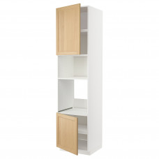 Доставка из Польши METOD sza st wys pie/mikr 2dr/pol, bialy/Forsbacka dab, 60x60x240 cm ИКЕА-29509446, ЕВРОИКЕА Калининград
