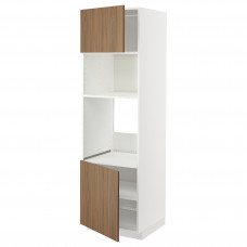 Доставка из Польши METOD sza st wys pie/mikr 2dr/pol, bialy/Tistorp imitacja brazowego orzecha, 60x60x200 cm ИКЕА-39519628, ЕВРОИКЕА Калининград