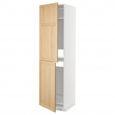 Доставка из Польши METOD szaf wys n lod/zam, bialy/Forsbacka dab, 60x60x220 cm ИКЕА-69509430, ЕВРОИКЕА Калининград