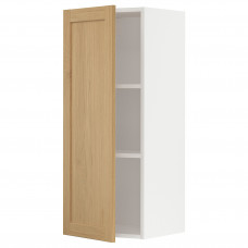 Доставка из Польши METOD szafka scienna z polkami, bialy/Forsbacka dab, 40x100 cm ИКЕА-59509341, ЕВРОИКЕА Калининград