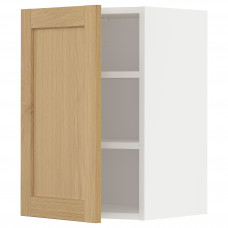 Доставка из Польши METOD szafka scienna z polkami, bialy/Forsbacka dab, 40x60 cm ИКЕА-39509337, ЕВРОИКЕА Калининград