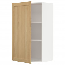 Доставка из Польши METOD szafka scienna z polkami, bialy/Forsbacka dab, 60x100 cm ИКЕА-39509342, ЕВРОИКЕА Калининград