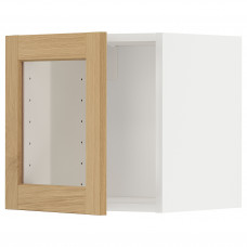 Доставка из Польши METOD szafka sc/szkl drzwi, bialy/Forsbacka dab, 40x40 cm ИКЕА-89509349, ЕВРОИКЕА Калининград