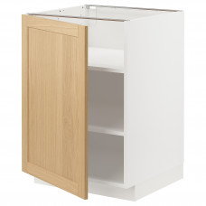 Доставка из Польши METOD szafka st/polki, bialy/Forsbacka dab, 60x60 cm ИКЕА-09509089, ЕВРОИКЕА Калининград