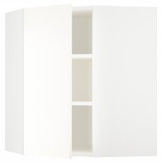 Доставка из Польши METOD narozna szafka scienna z polkami, bialy/Vallstena bialy, 68x80 cm ИКЕА-29507287, ЕВРОИКЕА Калининград