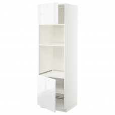 Доставка из Польши METOD sza st wys pie/mikr 2dr/pol, bialy/Voxtorp polysk/biel, 60x60x200 cm ИКЕА-09466419, ЕВРОИКЕА Калининград