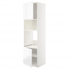 Доставка из Польши METOD sza st wys pie/mikr 2dr/pol, bialy/Voxtorp polysk/biel, 60x60x220 cm ИКЕА-99456883, ЕВРОИКЕА Калининград
