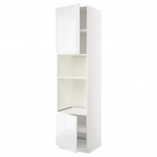 Доставка из Польши METOD sza st wys pie/mikr 2dr/pol, bialy/Voxtorp polysk/biel, 60x60x240 cm ИКЕА-79459566, ЕВРОИКЕА Калининград