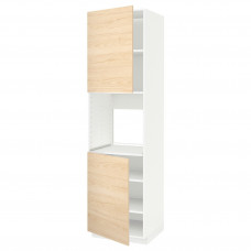Доставка из Польши METOD sza st wys pie 2dr/pol, bialy/Askersund wzor jasny jesion, 60x60x220 cm ИКЕА-49469958, ЕВРОИКЕА Калининград
