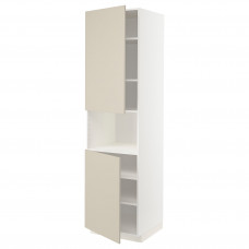 Доставка из Польши METOD sza st wys mikr 2drz/pol, bialy/Havstorp bezowy, 60x60x220 cm ИКЕА-69457539, ЕВРОИКЕА Калининград