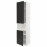 Доставка из Польши METOD sza st wys mikr 2drz/pol, bialy/Nickebo matowy antracyt, 60x60x240 cm ИКЕА-59498757, ЕВРОИКЕА Калининград