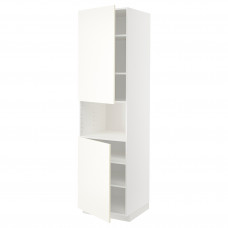Доставка из Польши METOD sza st wys mikr 2drz/pol, bialy/Vallstena bialy, 60x60x220 cm ИКЕА-79507379, ЕВРОИКЕА Калининград