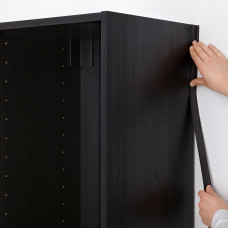Доставка из Польши ⭐⭐⭐⭐⭐ METOD listwa maskujaca, pionowa, imitacja drewna czarny, 220 cm,ИКЕА-90244843, Евро Икеа Калининград