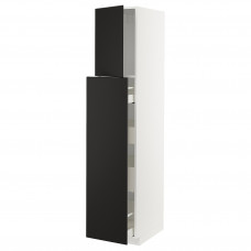 Доставка из Польши METOD / MAXIMERA 1 дверца/4 ящика, белый/Kungsbacka антрацит, 40x60x200 cm ИКЕА-79467217, ЕВРОИКЕА Калининград