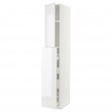 Доставка из Польши METOD / MAXIMERA sza wys z wys 1drz/4szu, bialy/Ringhult bialy, 40x60x240 cm ИКЕА-19461770, ЕВРОИКЕА Калининград