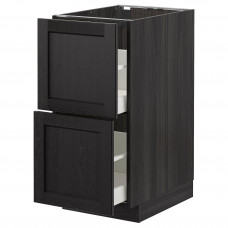 Доставка из Польши METOD / MAXIMERA sz stj 2fr/2w szu, czarny/Lerhyttan bejcowane na czarno, 40x60 cm ИКЕА-49260280, ЕВРОИКЕА Калининград