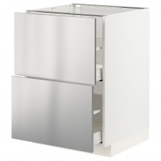Доставка из Польши METOD / MAXIMERA sz stj 2fr/2w szu, bialy/Varsta stal nierdz, 60x60 cm ИКЕА-99329847, ЕВРОИКЕА Калининград