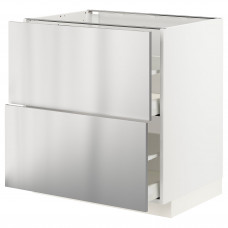 Доставка из Польши METOD / MAXIMERA sz stj 2fr/2w szu, bialy/Varsta stal nierdz, 80x60 cm ИКЕА-39329850, ЕВРОИКЕА Калининград