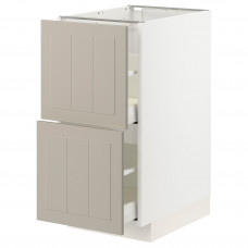 Доставка из Польши METOD / MAXIMERA sz stj 2fr/2w szu, bialy/Stensund bezowy, 40x60 cm ИКЕА-89408067, ЕВРОИКЕА Калининград