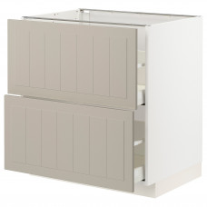 Доставка из Польши METOD / MAXIMERA sz stj 2fr/2w szu, bialy/Stensund bezowy, 80x60 cm ИКЕА-09408071, ЕВРОИКЕА Калининград
