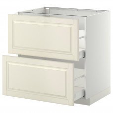 Доставка из Польши METOD / MAXIMERA sz stj 2fr/2w szu, bialy/Bodbyn kremowy, 80x60 cm ИКЕА-59913384, ЕВРОИКЕА Калининград