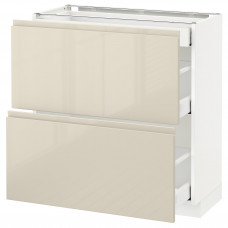 Доставка из Польши METOD / MAXIMERA sz stj 2fr/3szu, bialy/Voxtorp wysoki polysk jasny bez, 80x37 cm ИКЕА-39143512, ЕВРОИКЕА Калининград
