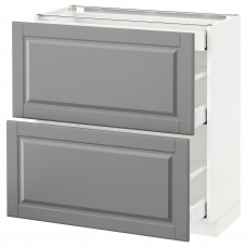 Доставка из Польши METOD / MAXIMERA sz stj 2fr/3szu, bialy/Bodbyn szary, 80x37 cm ИКЕА-89051760, ЕВРОИКЕА Калининград