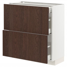 Доставка из Польши METOD / MAXIMERA sz stj 2fr/3szu, bialy/Sinarp brazowy, 80x37 cm ИКЕА-49404165, ЕВРОИКЕА Калининград