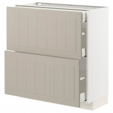 Доставка из Польши METOD / MAXIMERA sz stj 2fr/3szu, bialy/Stensund bezowy, 80x37 cm ИКЕА-69408148, ЕВРОИКЕА Калининград