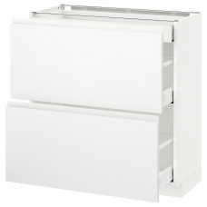 Доставка из Польши METOD / MAXIMERA sz stj 2fr/3szu, bialy/Voxtorp matowy bialy, 80x37 cm ИКЕА-89112834, ЕВРОИКЕА Калининград