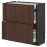 Доставка из Польши METOD / MAXIMERA sz stj 2fr/3szu, czarny/Sinarp brazowy, 80x37 cm ИКЕА-09405765, ЕВРОИКЕА Калининград
