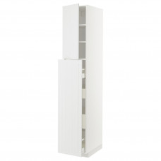 Доставка из Польши METOD / MAXIMERA sza wys z wys 4szu/1drz/2pol, bialy/Stensund bialy, 40x60x220 cm ИКЕА-49462990, ЕВРОИКЕА Калининград