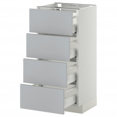 Доставка из Польши METOD / MAXIMERA 4fr/4sz stj, белый/веддинге серый, 40x37 cm ИКЕА-59026300, ЕВРОИКЕА Калининград