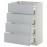 Доставка из Польши METOD / MAXIMERA 4fr/4sz stj, белый/веддинге серый, 60x37 cm ИКЕА-49026348, ЕВРОИКЕА Калининград