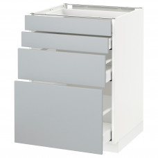 Доставка из Польши METOD / MAXIMERA 4fr/4sz stj, белый/веддинге серый, 60x60 cm ИКЕА-29049930, ЕВРОИКЕА Калининград