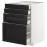 Доставка из Польши METOD / MAXIMERA sz stj 4fr/4szu, bialy/Lerhyttan bejcowane na czarno, 60x60 cm ИКЕА-09256807, ЕВРОИКЕА Калининград