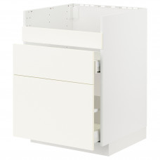 Доставка из Польши METOD / MAXIMERA szafka pod zlew HAVSEN/3fr/2szu, bialy/Vallstena bialy, 60x60 cm ИКЕА-89507147, ЕВРОИКЕА Калининград